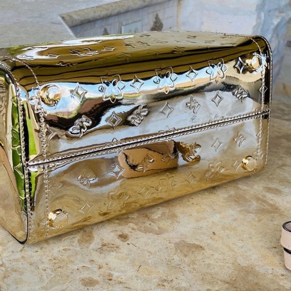 NWT Michael Kors Metallic Mirrored Satchel&wallet - Picture 6 of 14
